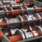 Zemin Galvanizli Çelik Zemin Kaplaması 0.4mm Soğuk Rulo Şekillendirme Makinesi Plc Kontrol Sistemi