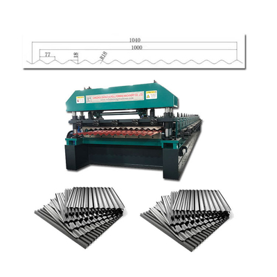 Çelik Oluklu Çatı Sayfası Rulo Şekillendirme Makinesi PPGI Malzemesi