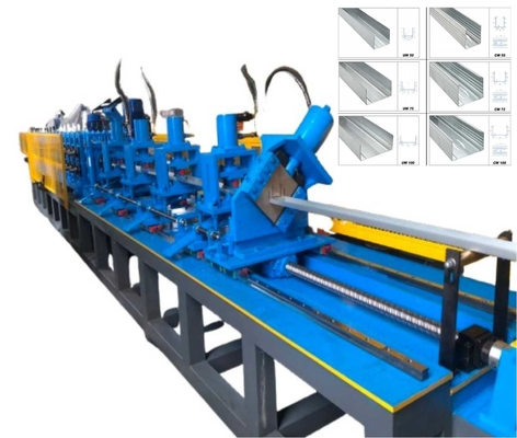 Otomatik Slotted Deflection Track Rolling Forming Machine Yüksek Hızlı