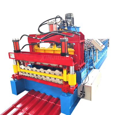 Çift Katmanlı Galvanizli Plakalı Çatı Yapım Makinesi Zincir Sürücü
