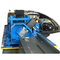 Çevrimiçi Delme ile 25m / Min GI Çelik U Kanal Rulo Şekillendirme Makinesi