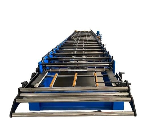 Yüksek Kaliteli Metal Çatı Yaprak Rulo Formasyon Makinesi PLC Kontrol Metodu ile