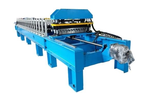 Yüksek Hızlı Dalgalanmış Metal Çatı Yaprak Rulo Formasyon Makinesi