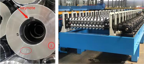 Yüksek Hızlı Dalgalanmış Metal Çatı Yaprak Rulo Formasyon Makinesi