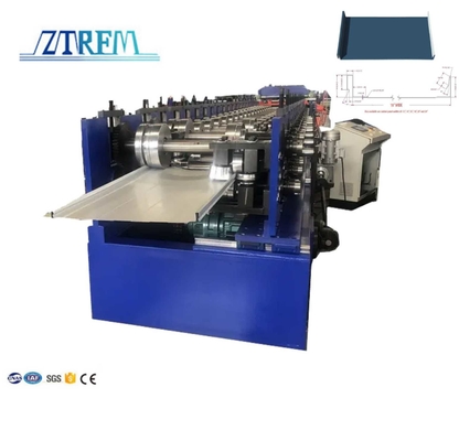 Snap Lock Standing Seam Roll Forming Machine for Roofing Panels With Single Snap Lock Seam (Tek Snap Lock Seam) Çatı panelleri için Snap Lock ayakta dikişli rulo oluşturma makinesi