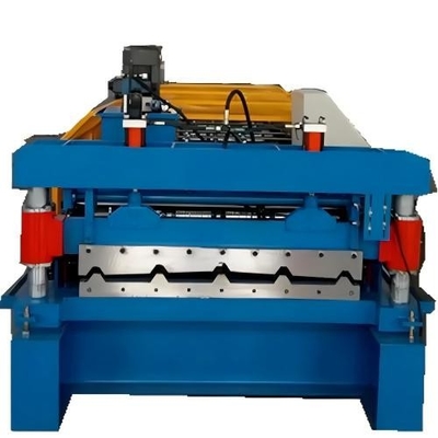 Metal Kutusu Profili Çatı Yaprak Rulo Yapım Makinesi PLC Kontrolü