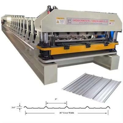 Yüksek Hızlı Yüksek Kaliteli R Panel Profile Roll Metal Sheet Çatı Rulo Formasyon Makinesi
