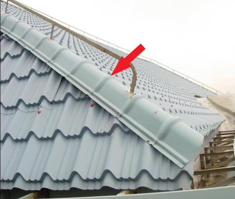 4kw Yüksek Performanslı Ridge Cap Roll Forming Makines For Seamless Roofing System