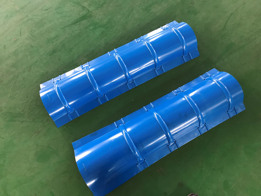 4kw Yüksek Performanslı Ridge Cap Roll Forming Makines For Seamless Roofing System