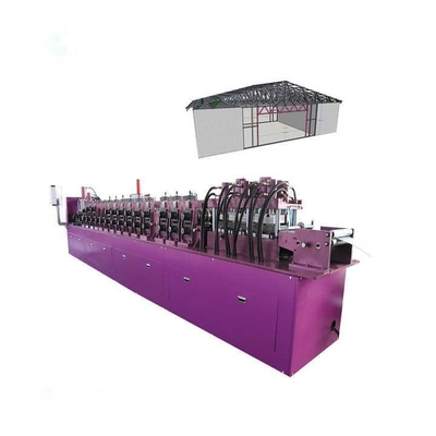Hafif Ölçümlü Çelik Villa Çerçeve Keel Roll Forming Yapım Makinesi İnşaat