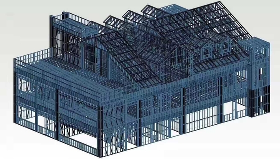 C89 Light Gauge Steel House Lgs Çerçeve Rulo Formasyon Makinesi Villa için