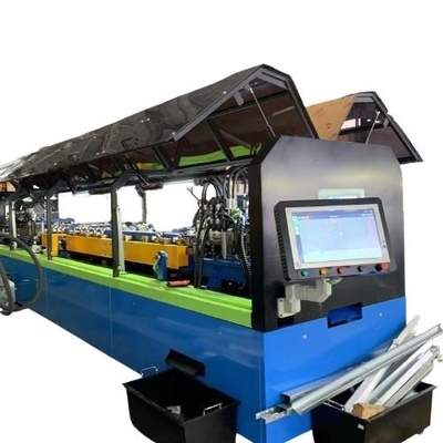 Yaklaşık 156 mm genişliğindeki şerit için galvanizli çelik levha hafif çelik çerçeve rulo şekillendirme makinesi