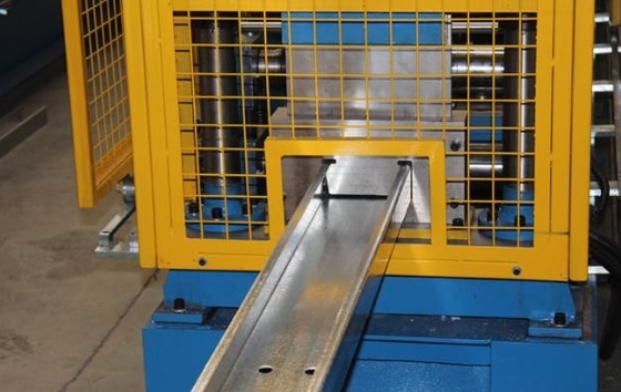 Hidrolik Perforasyon 18 istasyonlu C Purlin Roll Forming Machine PLC