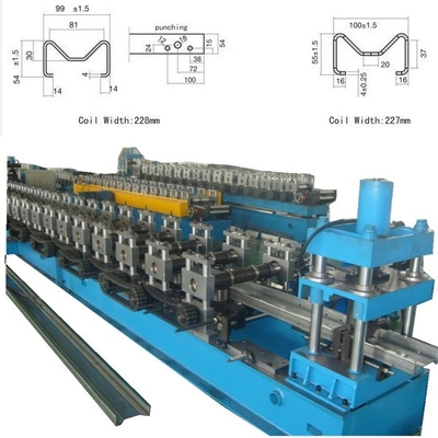 Otomatik Motorlu Yükseklik ve Genişlik Değişimi ile Yapısal Purlins Roll Forming Makinesi Tam Serisi