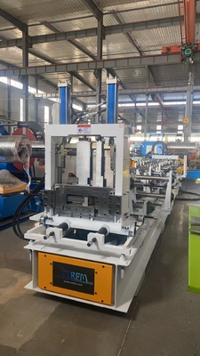 Otomatik Boyut Değiştirme C Purlin Roll Forming Makinesi 20 İstasyonla