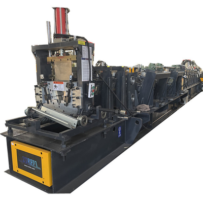 Şapka Purline Roll Forming Makine Toplu olarak Tamamen Otomatik olarak Purlines Profili Yapın