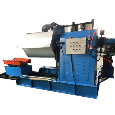 Metal kesme hattı için hidrolik pompa istasyonu ile dayanıklı çelik uncoiler otomatik decoiler makinesi