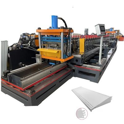 Metal Süpermarket Raf Arka Panel Profili Oluşturma Makinesi