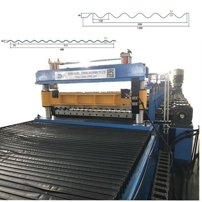 Metal Çatı Dalgalanmış Yaprak Dökme Makinesi