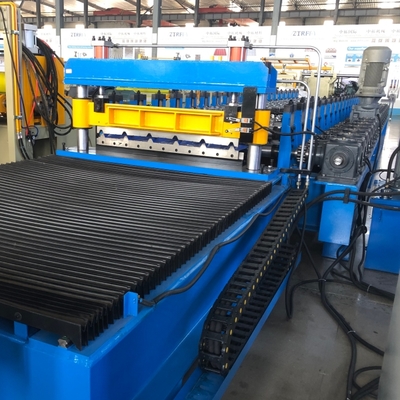 Metal IBR Çatı Yaprakları Yuvarlama Makinesi (45m/dakikada)