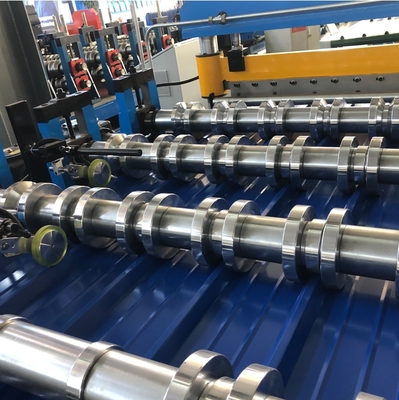 Metal IBR Çatı Yaprakları Yuvarlama Makinesi (45m/dakikada)