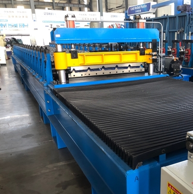 Metal IBR Çatı Yaprakları Yuvarlama Makinesi (45m/dakikada)