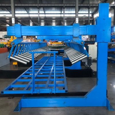 Metal IBR Çatı Yaprakları Yuvarlama Makinesi (45m/dakikada)