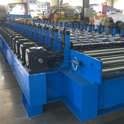 Metal IBR Çatı Yaprakları Yuvarlama Makinesi (45m/dakikada)