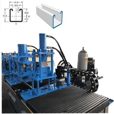 Strut Channel Roll Forming Machine 4 in 1 ABD için