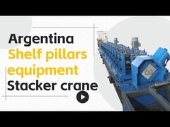 Ağır Görevli raf Bracket Profile Raft Sistemi Çelik Dikey Rack Yapma Rulo Formasyon Makinesi